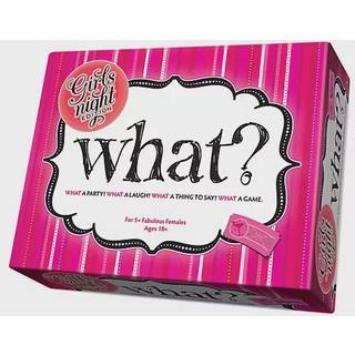Outset Media - Hvad? Girls Night Party Game - Svar fjollede sp?rgsm?l og g?t, hvem der sagde hvad - The Ultimate Laugh Out Loud Board Game (indeh