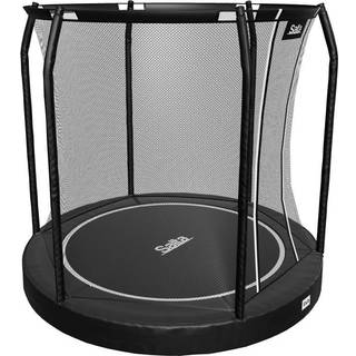 Salta trampolin Premium Ground 251 cm inkl. sikkerhedsnet grøn