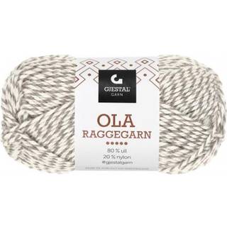 Gjestal Ola Raggegarn 701 Gråmeleret Indhold: 80% Uld, 20% Nylon Vægt/Længde: 50 g = ca. 100 meter Anbefalede pinde: 3.50-4.00 mm Strikkefasthed: 10 cm = 22-23 m Vask: Uldvask 40ºC, vrides før vask, brug ikke skyllemiddel / Tørres fladt.