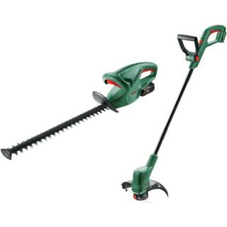 Bosch 18v hækkeklipper 45cm inkl 2ah batteri og trimmer un3481