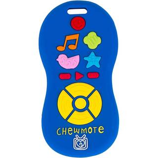 Silli tygger fjernbetjening til baby -fjernbetjening Tandet leget?j til babyer sp?db?rn og sm?b?rn b?rn tyggelige foregive leg baby teether bl? s