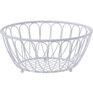 Gourmet Basics af Mikasa Rope Basket 10 tommer hvid