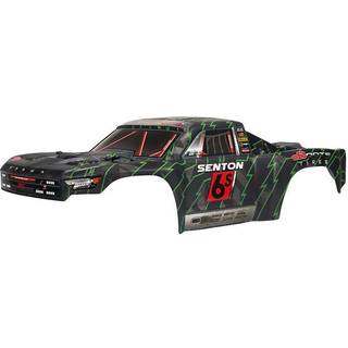 Arrma - AR406144/ ARAC3409 - 1/7 Painted Body Black/Green: SENTON 6S BLX