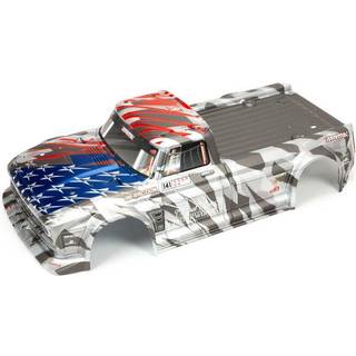 Arrma - ARA410006 - Painted Body, Silver/Red: INFRACTION 6S BLX