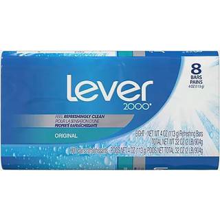 Lever 2000 Bar Sbe Original 4 oz barer 8 ea (pakke med 2)