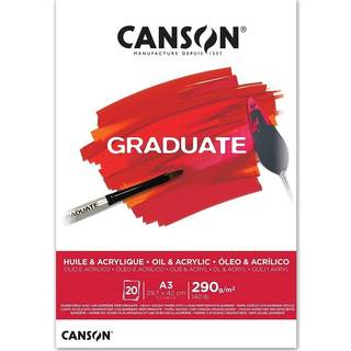 Graduate Öl- und Acrylpapier Block A3 20 Blatt 290g/m²