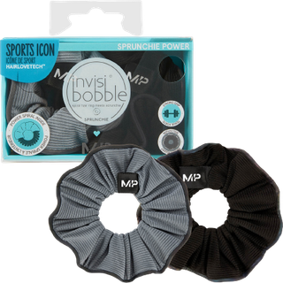 MP X Invisibobble® Reflective Power Sprunchie - sort/isblå - 2-PAK - Multi