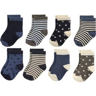 Hudson Baby Baby Boys Cotton Rich Newborn og Terry Casual Socks Stars 0-6 m?neder os