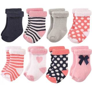 Hudson Baby Unisex Cotton Rich Newborn and Terry Socks Heart 12-24 m?neder
