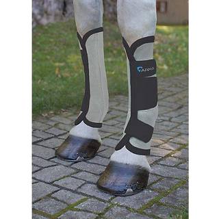 Shires Equestrian Horse Airflow Deldout Socks Black Full