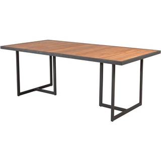 Venture D. havebord Khung 200x100x75 akacie/stål sort 1454-408