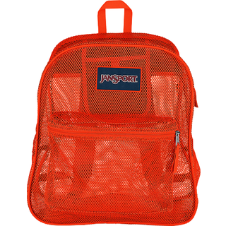 Jansport Mesh Pack - Se gennem rygs?k Ideel til skolearbejde eller strandudflugter Fiesta