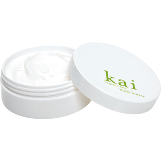 Kai kropssmør 6.4 oz. Shea Butter abrikosolie agurk duftende med den delikøst friske rene signatur Kai Gardenia Fragrance Vegansk grusomhed Gra