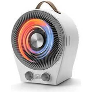 BLACK+DECKER Varmeblæser 2000W 2i1 hvid