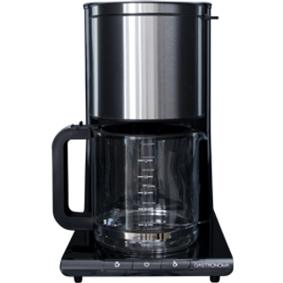 Gastronoma kaffemaskine sort/stål 1,5 liter 1050 watt