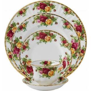 Royal Albert Old Country Roses 5-delt sted Indstilling Multi