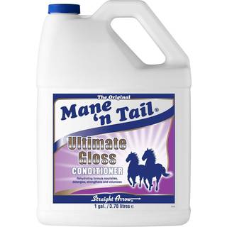 Mane 'n Tail Ultimate Gloss Conditioner 1 Gallon - Dybt fugtighedsstyrker styrker og gendanner skinne for blød silkeagtig frakke Mane & hale også