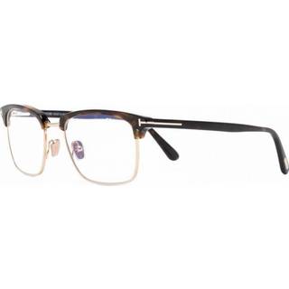 TOM FORD Mand FT5801-B 52 Optiske stel Acetat Havana Firkantet Normal