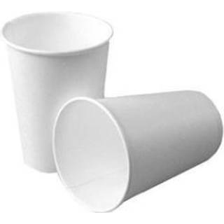 Kaffebæger hvid pap 25 cl ø80 mm, 20×50stk