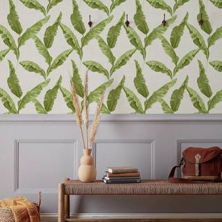 Furn. Wallpaper Plantain PLANTAI/WP1/GRE