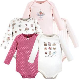 Hudson baby unisex baby bomuld langærmet bodysuits Sweet Bakery 5-Pack 6-9 måneder