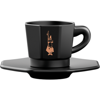 Bialetti Espressokopper Inkl. Underkopper 4 stk Hvid