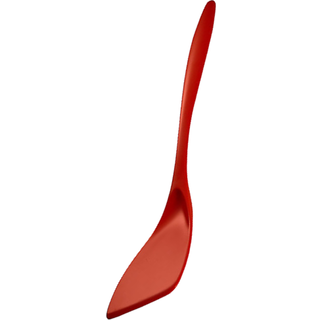 Gourmac Rød Spatel — 12,5 tommer melamin-spatel — Velegnet til non-stick-belægninger, varmebestandig, vinkelhoved til snævre hjørner