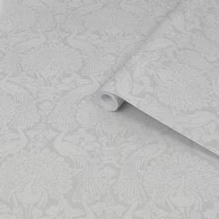 Laura Ashley Wallpaper Peacock Damask 114911