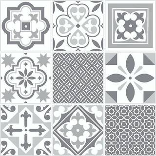 d-c-fix selvklæbende gulvfliser, 30,5 x 30,5 cm, oriental - 1,02 m²
