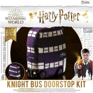 Thumbs Up! Harry Potter - Knit Craft Set Knight Bus Doorstop Kit
