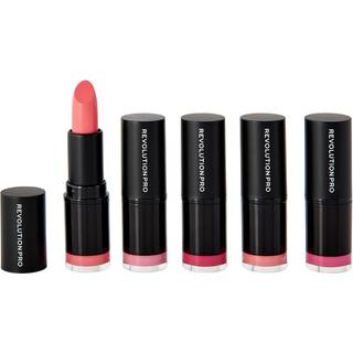 Revolution PRO Lipstick Collection Læbestift sæt Skygge Pinks 5 stk. - 5 stk.