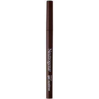 Neutrogena Intense Gel Eyeliner med Vitamin E - smudge- og vandfast, præcis påføring, mørk brun, 0,04 oz