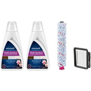 Bissell Rengøringsmiddel/Sæt Multi-Overflade 2 x 2L 1789L + Børsterulle + Filter