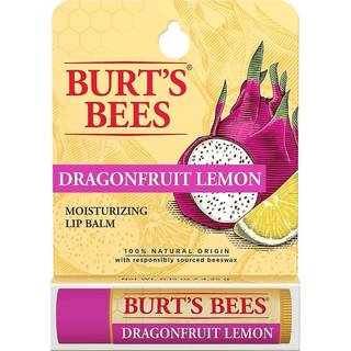 Burt's Bees Dragefrugt-Citron Læbebalsam til mænd og kvinder, 0,15 oz – Nærende, rig på antioxidanter