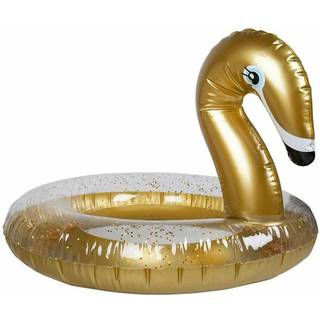 Opustelig poolflyder – Svane med glitter