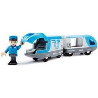 BRIO Batteridrevet lokomotiv med vogn 33506