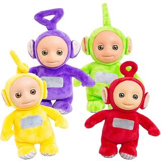 Teletubbies Talking Plush - Collector Pack of 4- hver siger over ti s?tninger fra showet - Dolls M?linger 11 tommer - Po Laa Laa Dipsy & Tinky Wi
