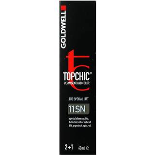 Goldwell Color Topchic The Special LiftPermanent Hair Color 11SN Silver Natural 60 ml (1.533,00 kr / 1 l) - 60 ml