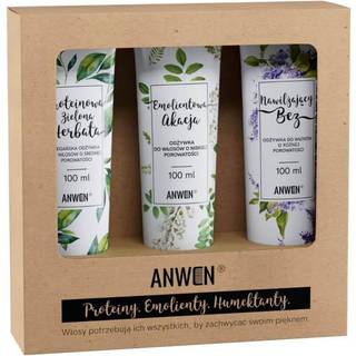 Anwen Proteins . Emollients . Humectants Hårbalsam Økonomipakke 3 x 100 ml Low porosity - 3x100 ml