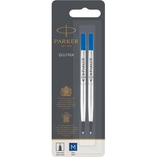 Parker PARKER rollerball refill, medium, blå, 2 stk.