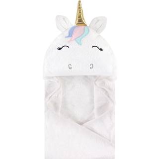 Hudson baby unisex baby bomuld dyr ansigt h?tte h?ndkl?de flerfarvet enhj?rning en st?rrelse