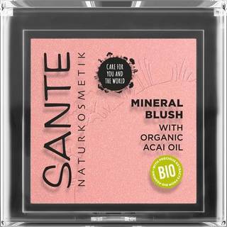 Sante Naturkosmetik Ansigtsmakeup Rouge & Bronzer Mineral Blush No. 01 Mellow Peach 5 g () - 5 g