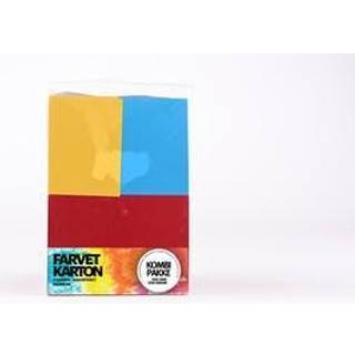 Karton mix 100 ark - 7 farver (På lager i varehus)