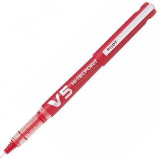 10 x Pilot BeGreen Hi-Tecpoint V5 rollerpen rød