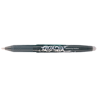 Pilot BL-FR7-B FriXion 0,7mm sort pk a 12 stk