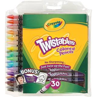 Crayola twistables farvede blyanter altid skarpe kunstv?rkt?jer til b?rn 30 t?ller