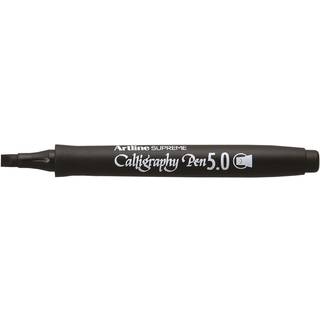 Supreme Calligraphy Pen 5 sort, Artline EPF-245 black, 12stk