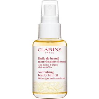 Clarins paris nourishing beauty hair oil with argan and camellia oils 50ml