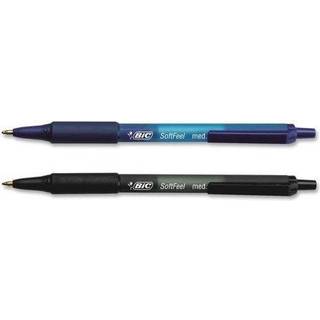 Bl?d f?lelse kuglepoint udtr?kkelig pen 1 mm sort/bl? 36/pk