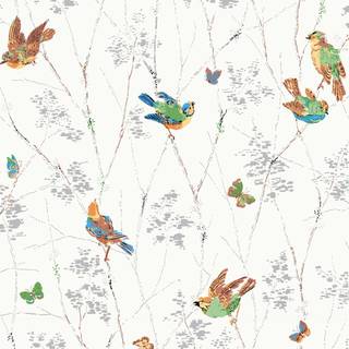 Laura Ashley Wallpaper Aviary 115260